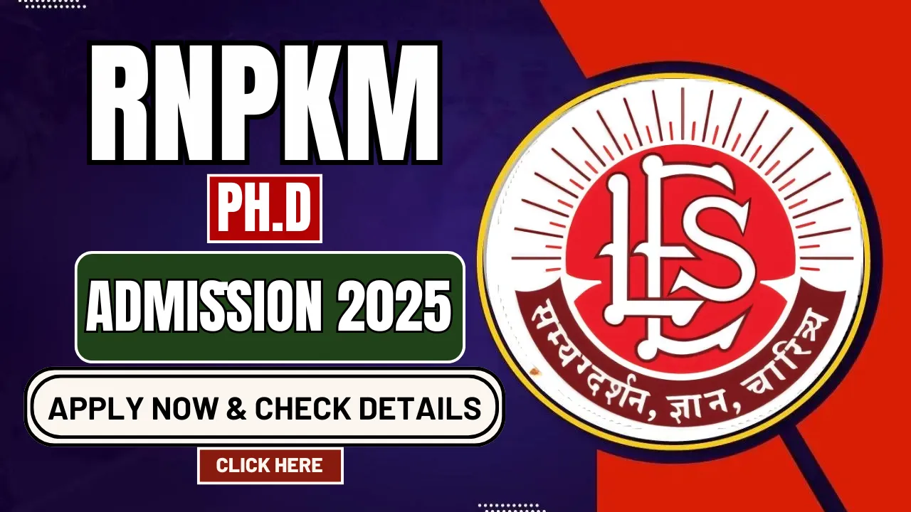 RNPKM Ph.D. Admission 2025